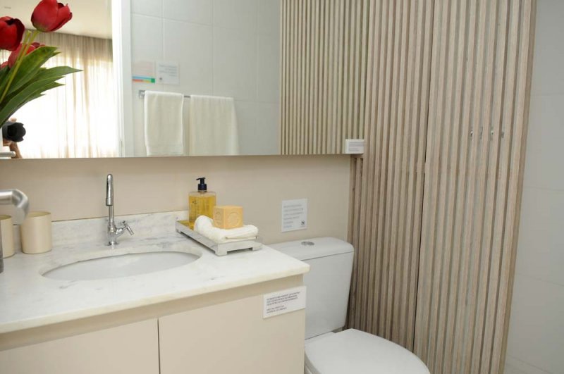 banheiro social, decorado